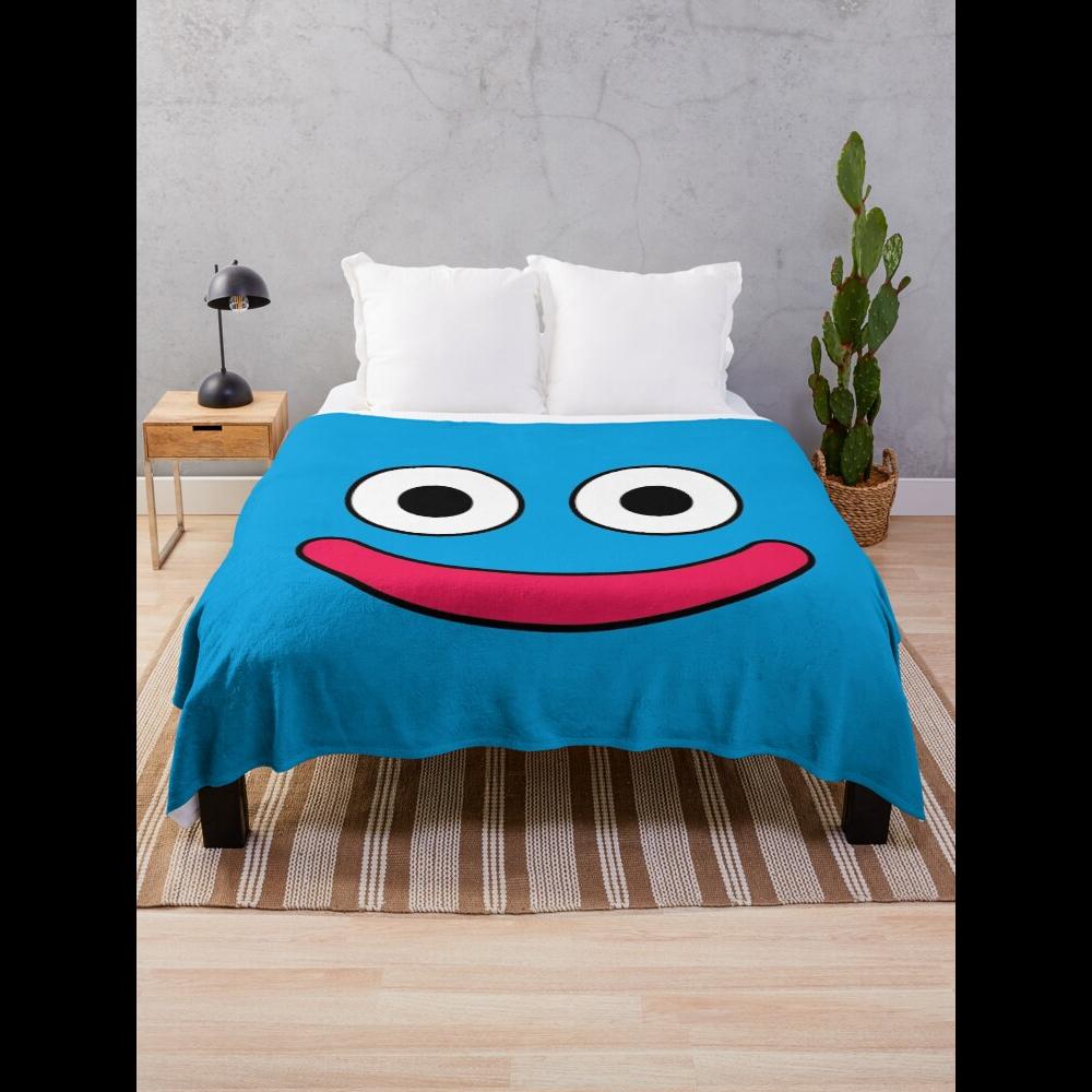 Home Textiles Throw - 드래곤 퀘스트 슬라임 담요 게임 팬을