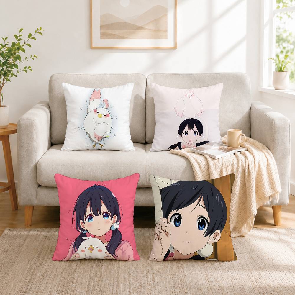 Home Textiles Market - A-Anime Tamako Market Mochizo Oji 베개