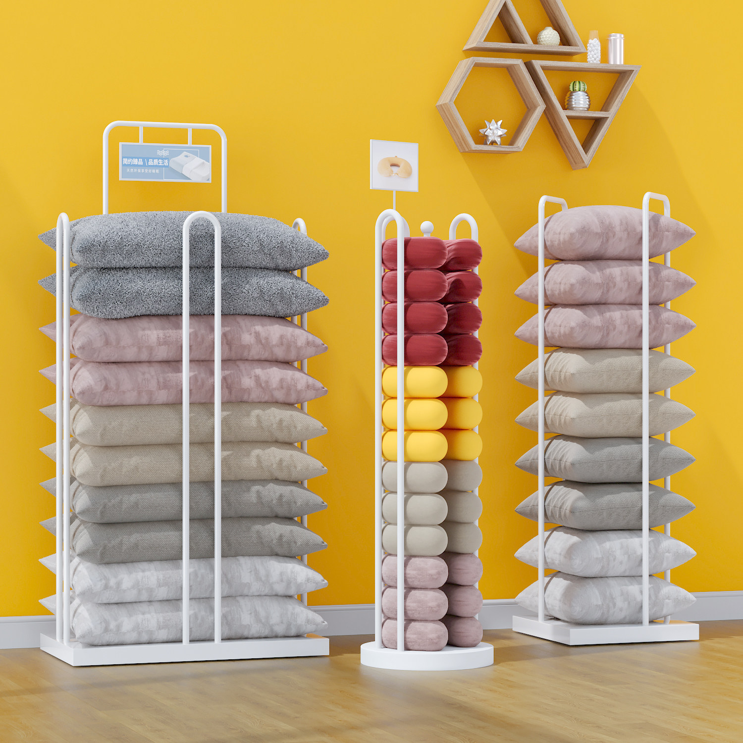 Home Textiles Direct - 홈텍스타일 진열대 베개 코어 보관대 베개