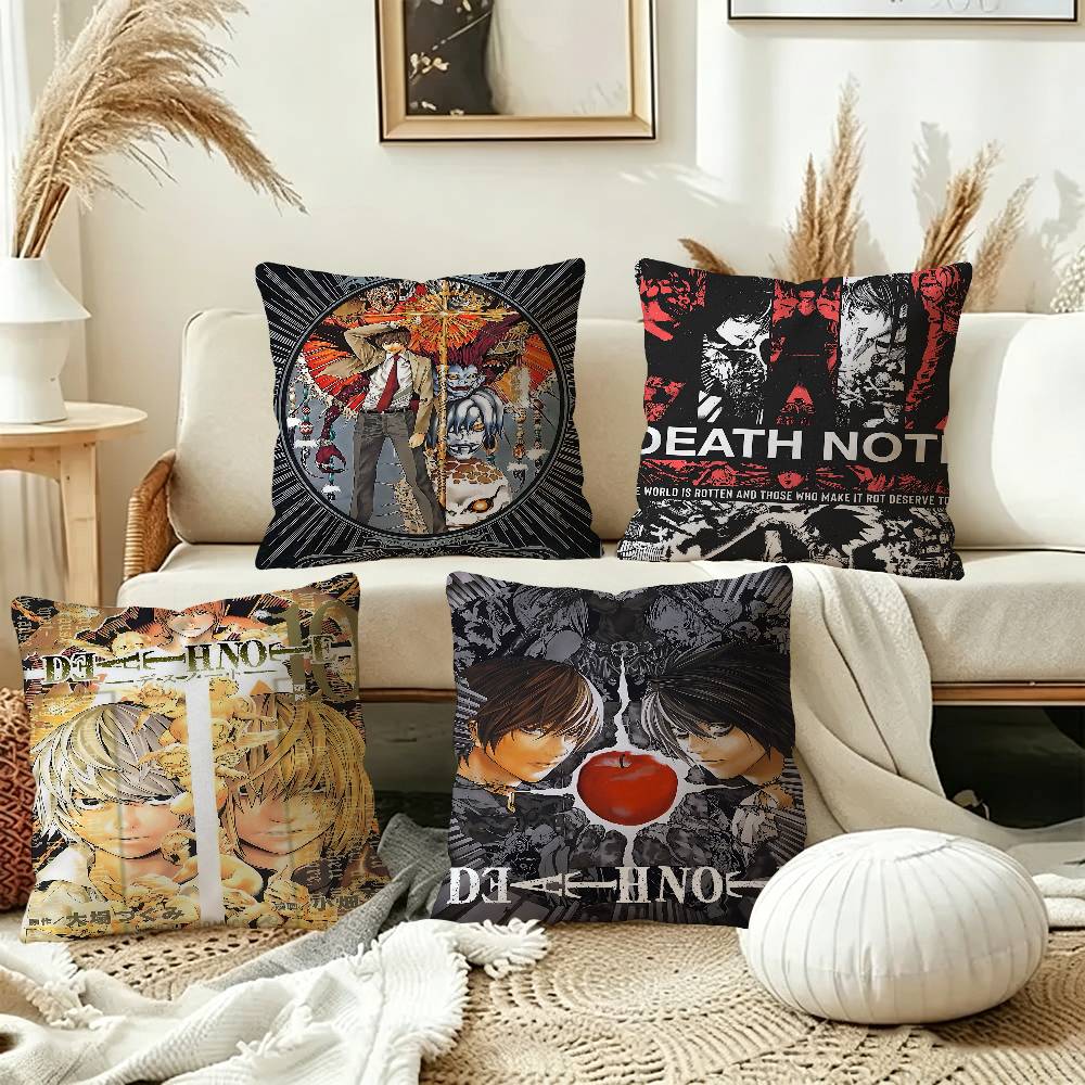 Home Textiles Notes - 애니메이션 데스노트 쿠션 커버 인치 사이즈