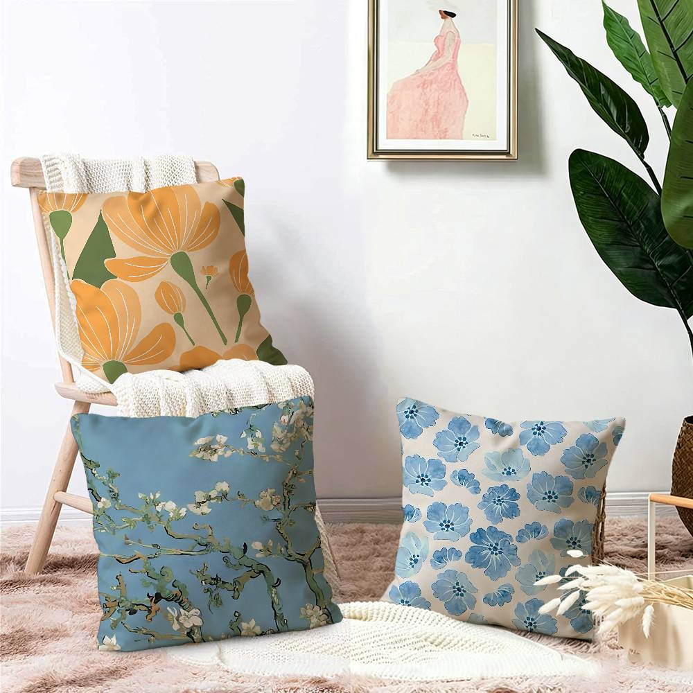 추상적인 꽃무늬 시장 쿠션 커버 자동차 장식용 베개 커 - Home Textiles Market 리뷰 및 가격