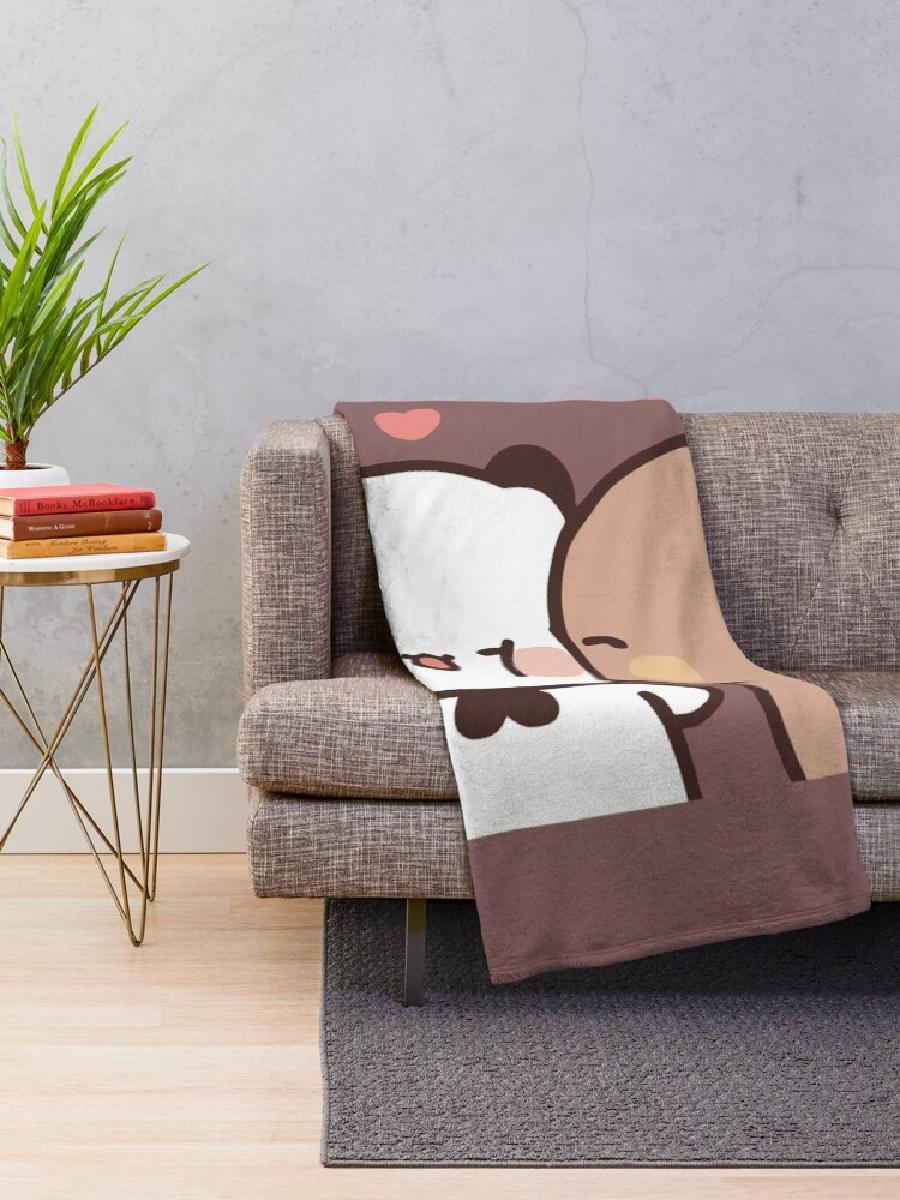 두두 베어가 부부 판다에게 보내는 사랑의 키스 담요 소 - Home Textiles Throw 리뷰 및 가격