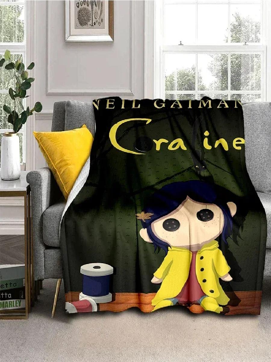 코랄라인 영화 담요 슈퍼 소프트 카와이 여행 침구 소파 - Home Textiles Throw 리뷰 및 가격