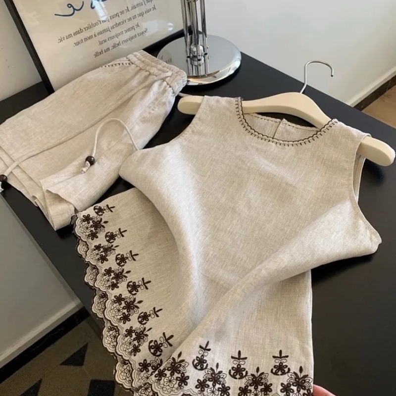 심플한 올드머니 스타일 면과 린넨 중공업 자수 레이스  - Home Textiles Store 리뷰 및 가격