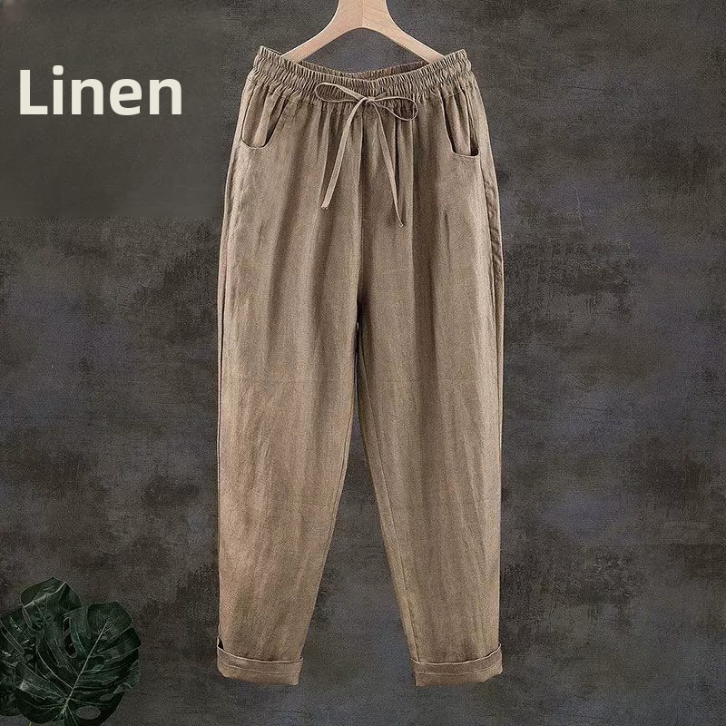순면 통기성 신축성 좋은 새로운 스타일 9부 바지 얇은 - Home Textiles Store 리뷰 및 가격