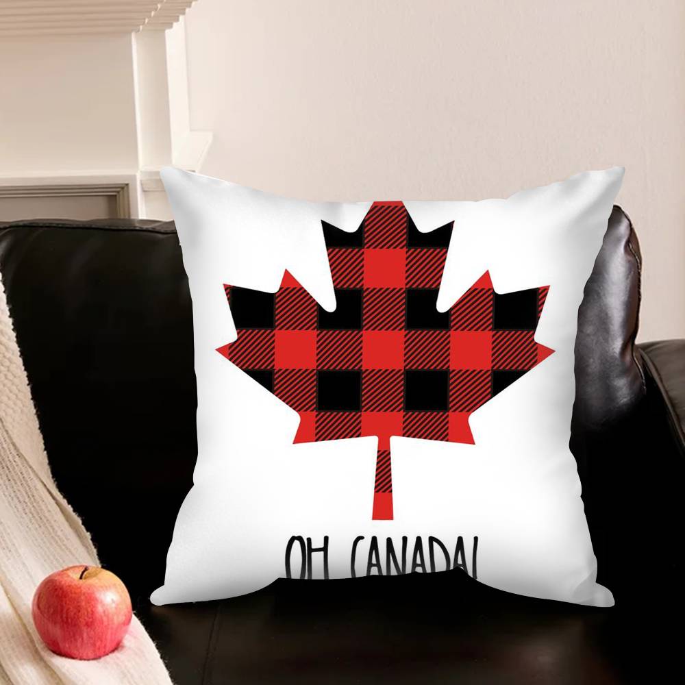 단풍잎 캐나다 국기 다양한 크기의 사각형 베개 커버 자 - Home Textiles Canada 리뷰 및 가격