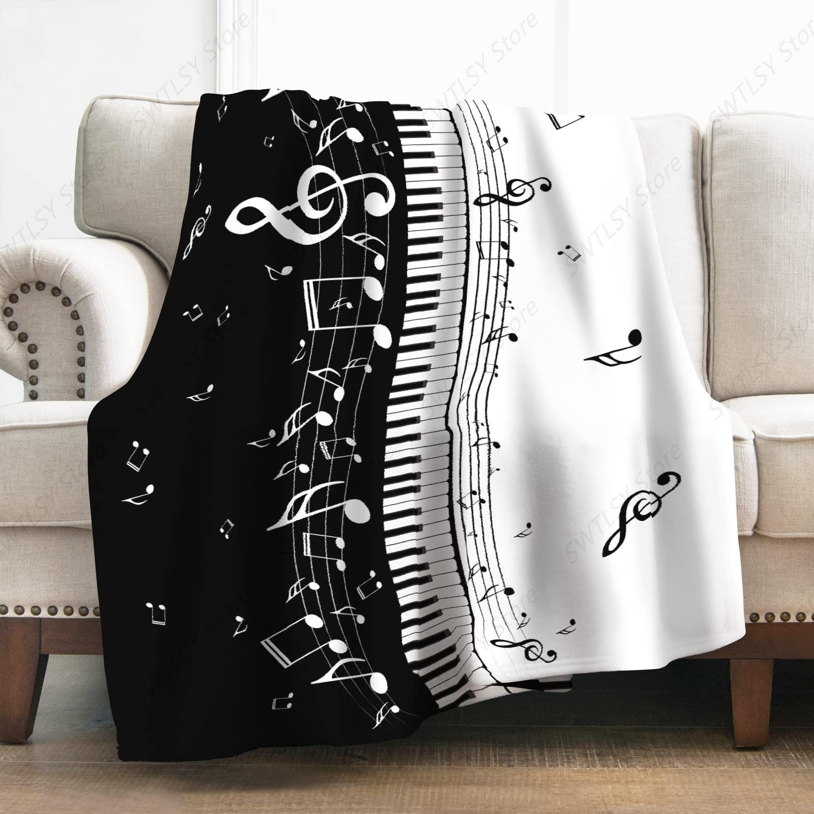 여성, 소녀, 남성을 위한 음악 담요 선물 60x50인 - Home Textiles Notes 리뷰 및 가격