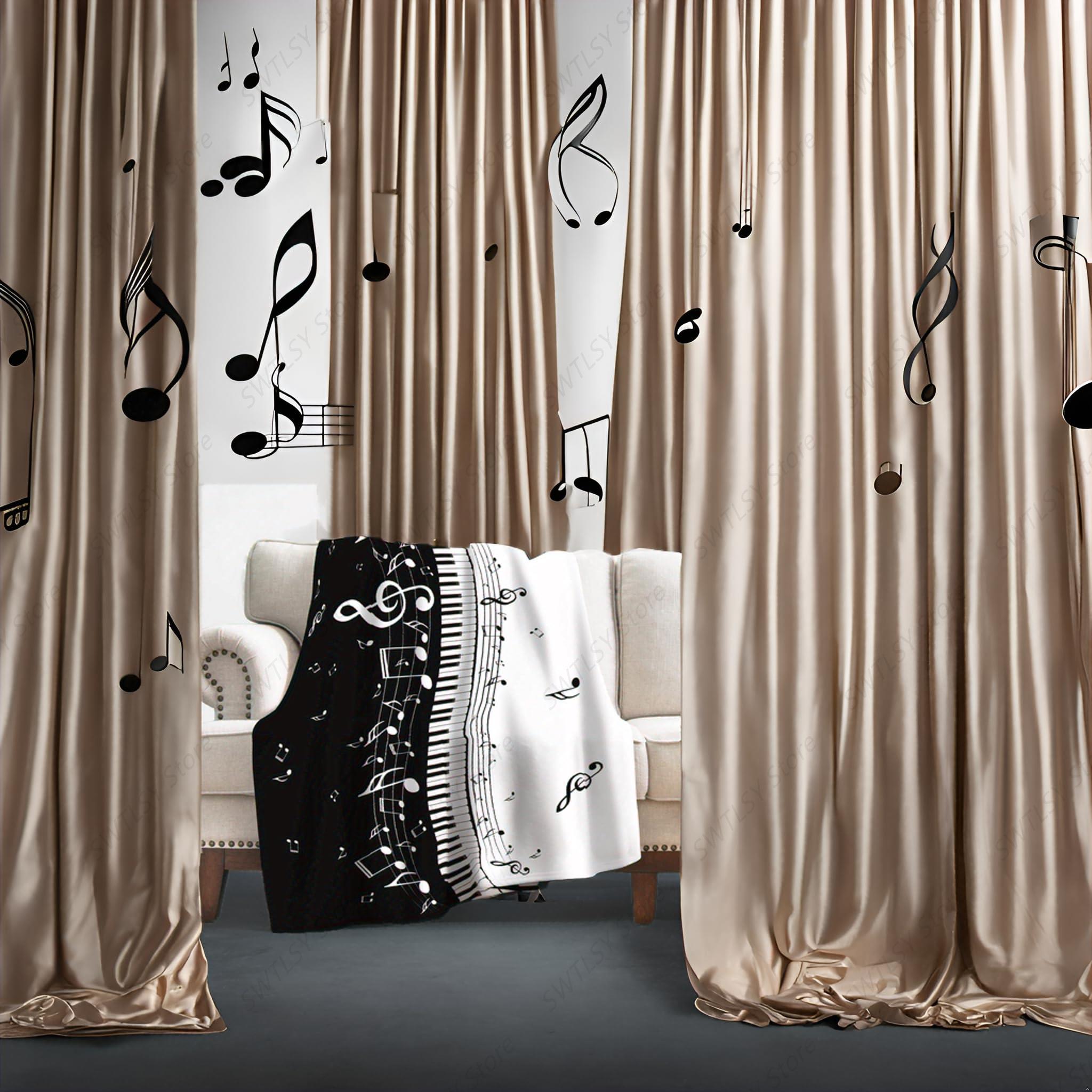 여성, 소녀, 남성을 위한 음악 담요 선물 60x50인 - Home Textiles Notes 리뷰 및 가격