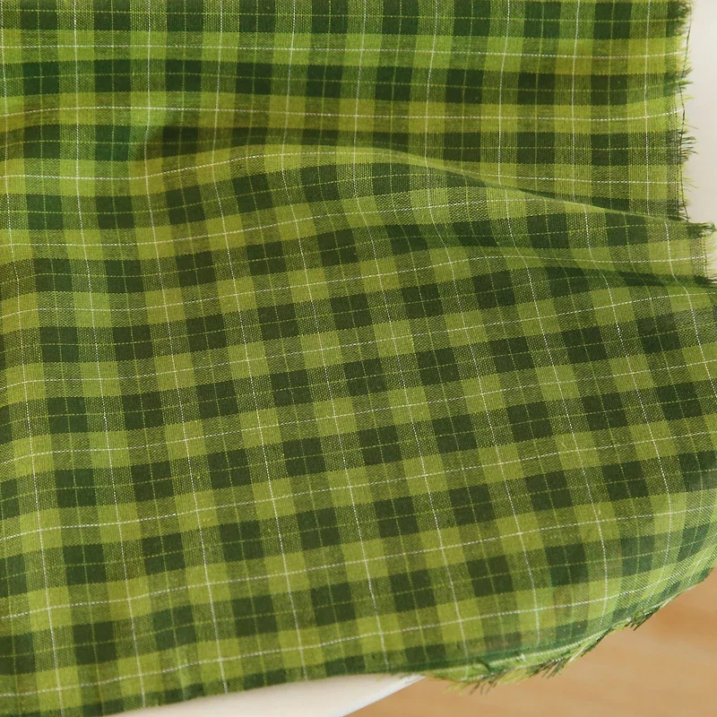 145x50cm 레트로 향수를 불러일으키는 녹색 격자  - Home Textiles Store 리뷰 및 가격