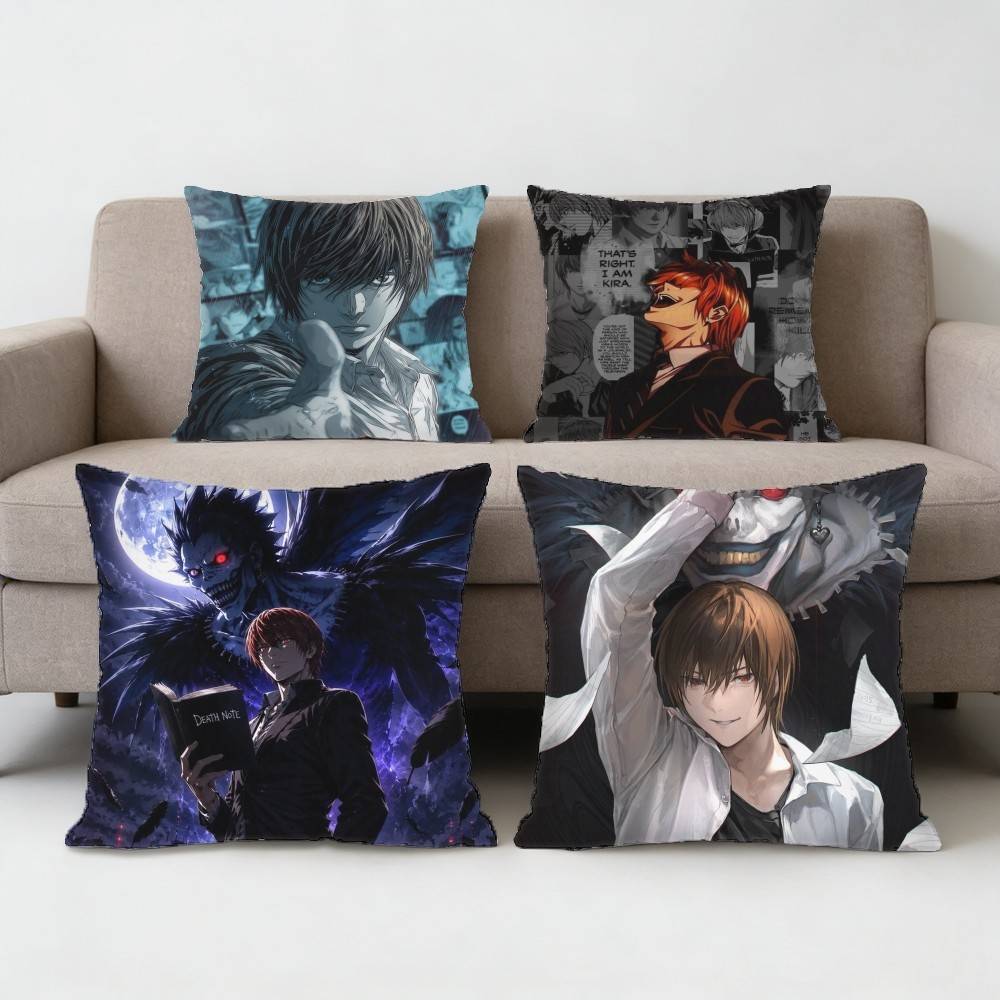 D-Death -Note 라이트 야가미 베개 커버 소파 - Home Textiles Notes 리뷰 및 가격