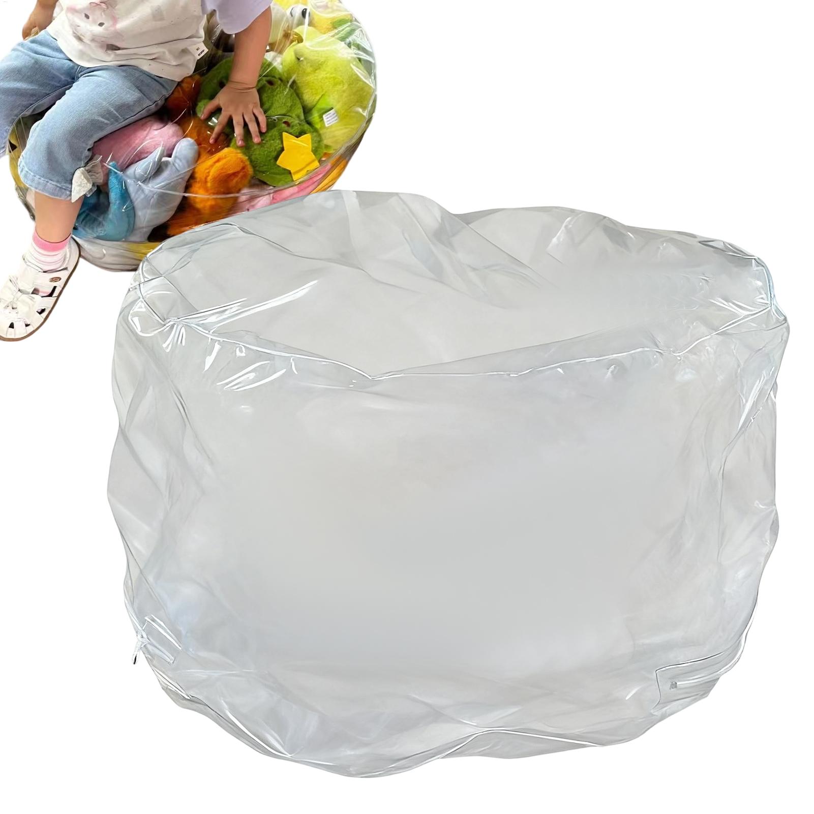 방수 커버가 있는 투명 동물 모양 플러시 빈백 의자,  - Floor Cushion Pouf 리뷰 및 가격