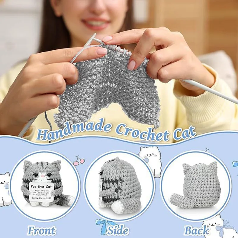 재미있는 크로셰 감정 표현 커피 인형 카드 포함 데스크 - Home Textiles Europe 리뷰 및 가격