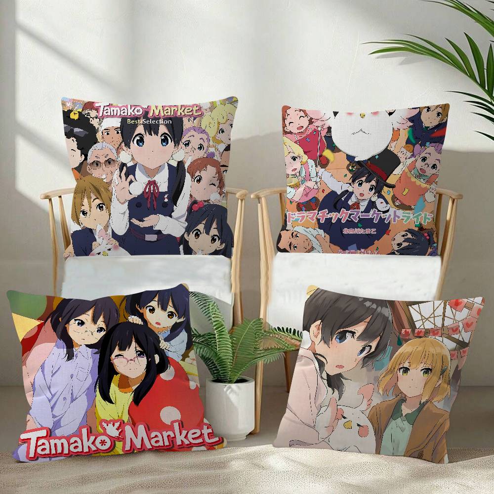 애니메이션 T-Tamako Market 45*45cm  - Home Textiles Market 리뷰 및 가격