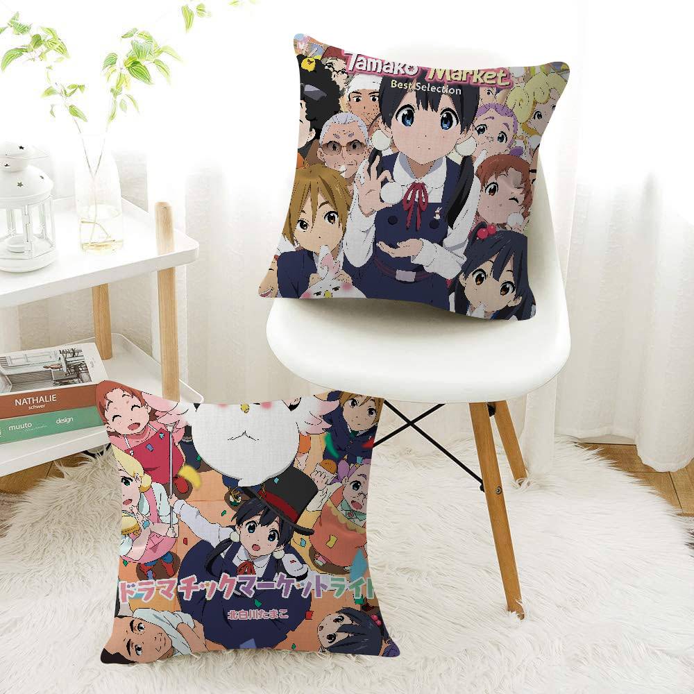 애니메이션 T-Tamako Market 45*45cm  - Home Textiles Market 리뷰 및 가격
