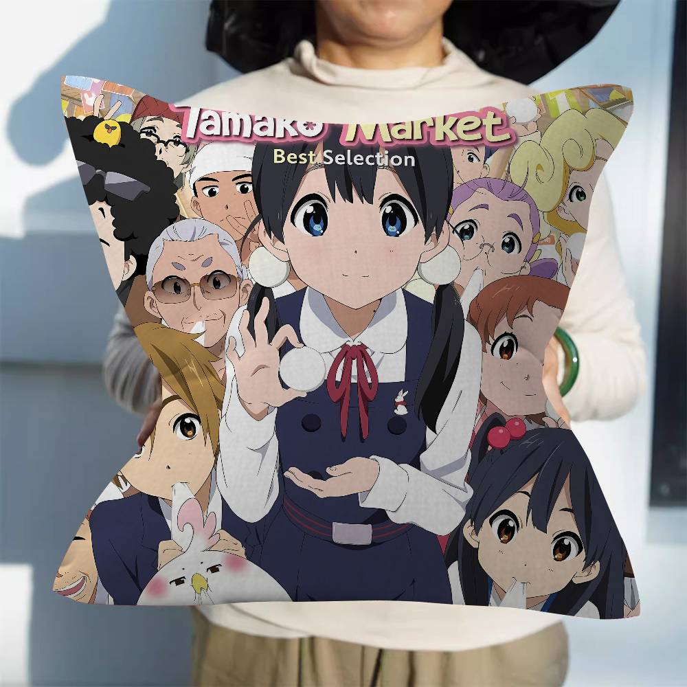 애니메이션 T-Tamako Market 45*45cm  - Home Textiles Market 리뷰 및 가격