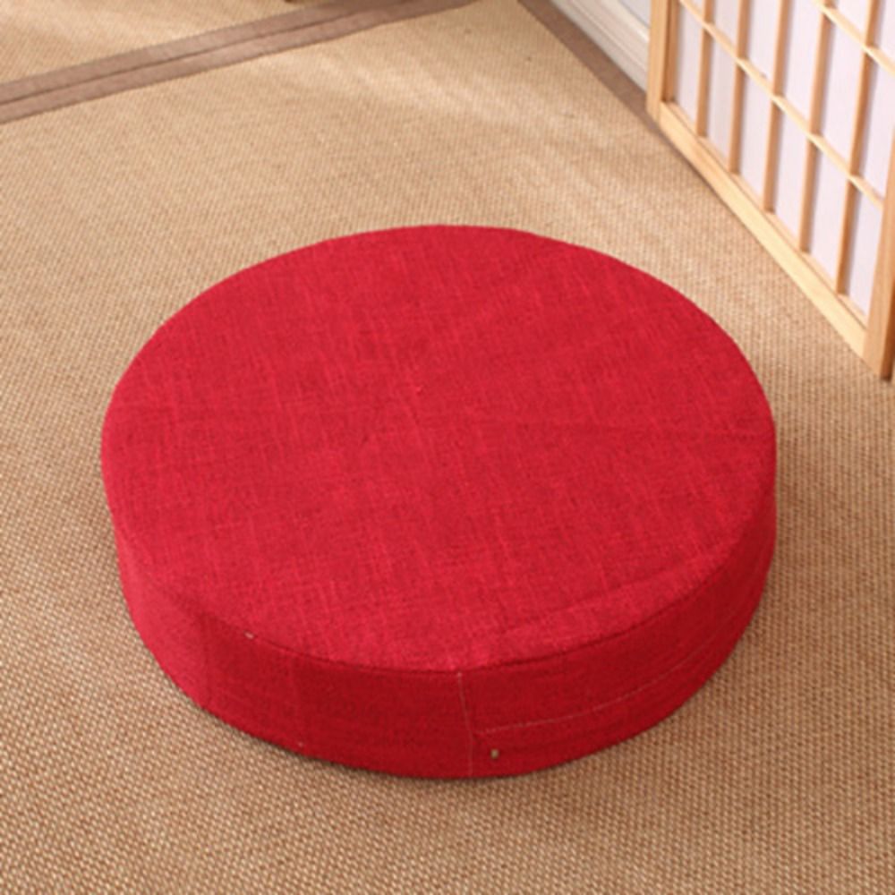 새로운 40x6cm 타타미 명상 쿠션 원형 린넨 요가  - Floor Cushion Pouf 리뷰 및 가격