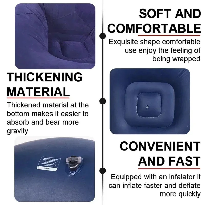대형 에어 소파 PVC 라운저 빈백 의자 실내 거실 야 - Floor Cushion Pouf 리뷰 및 가격