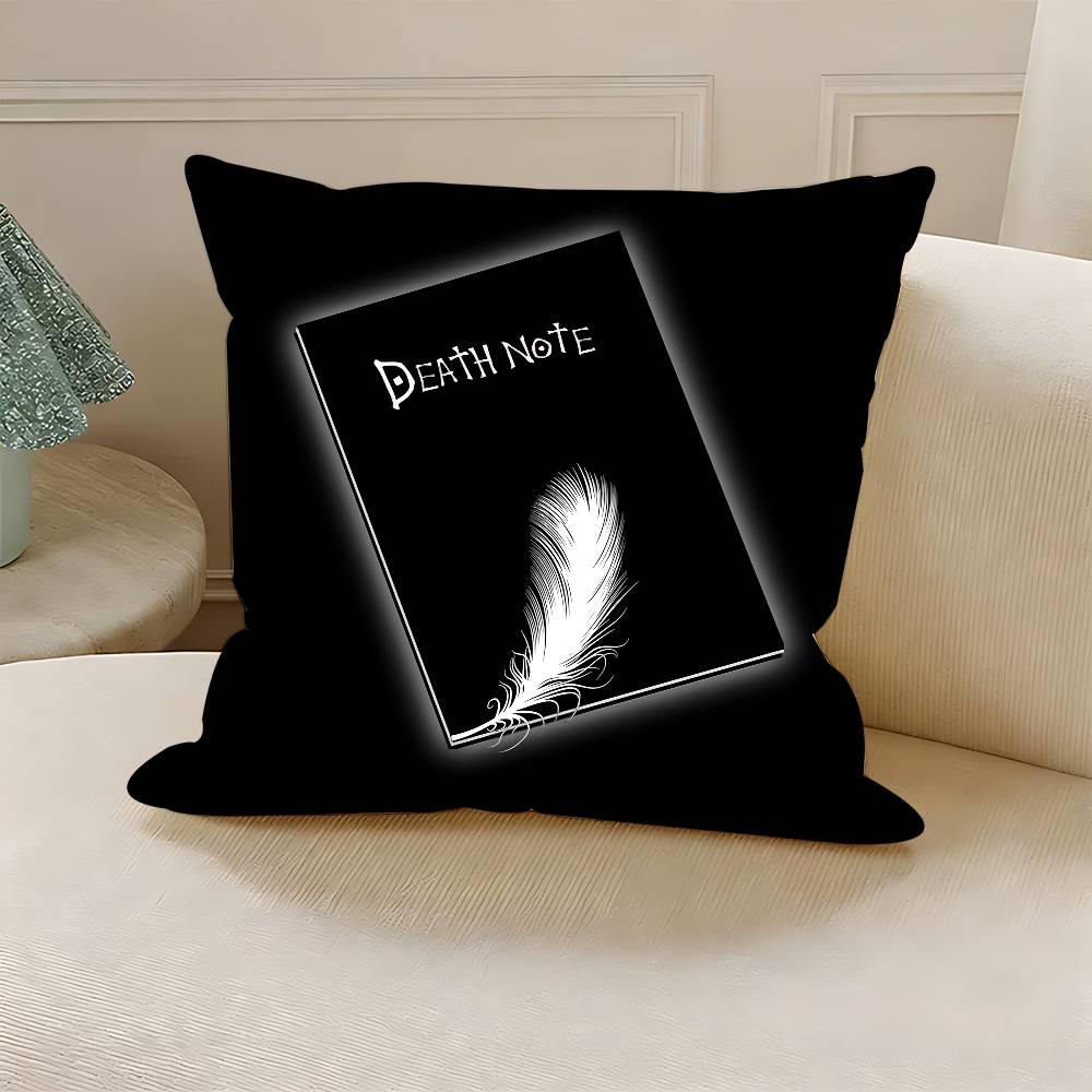 D-DEATH NOTE 베개 커버는 방의 소파 쿠션 커 - Home Textiles Notes 리뷰 및 가격