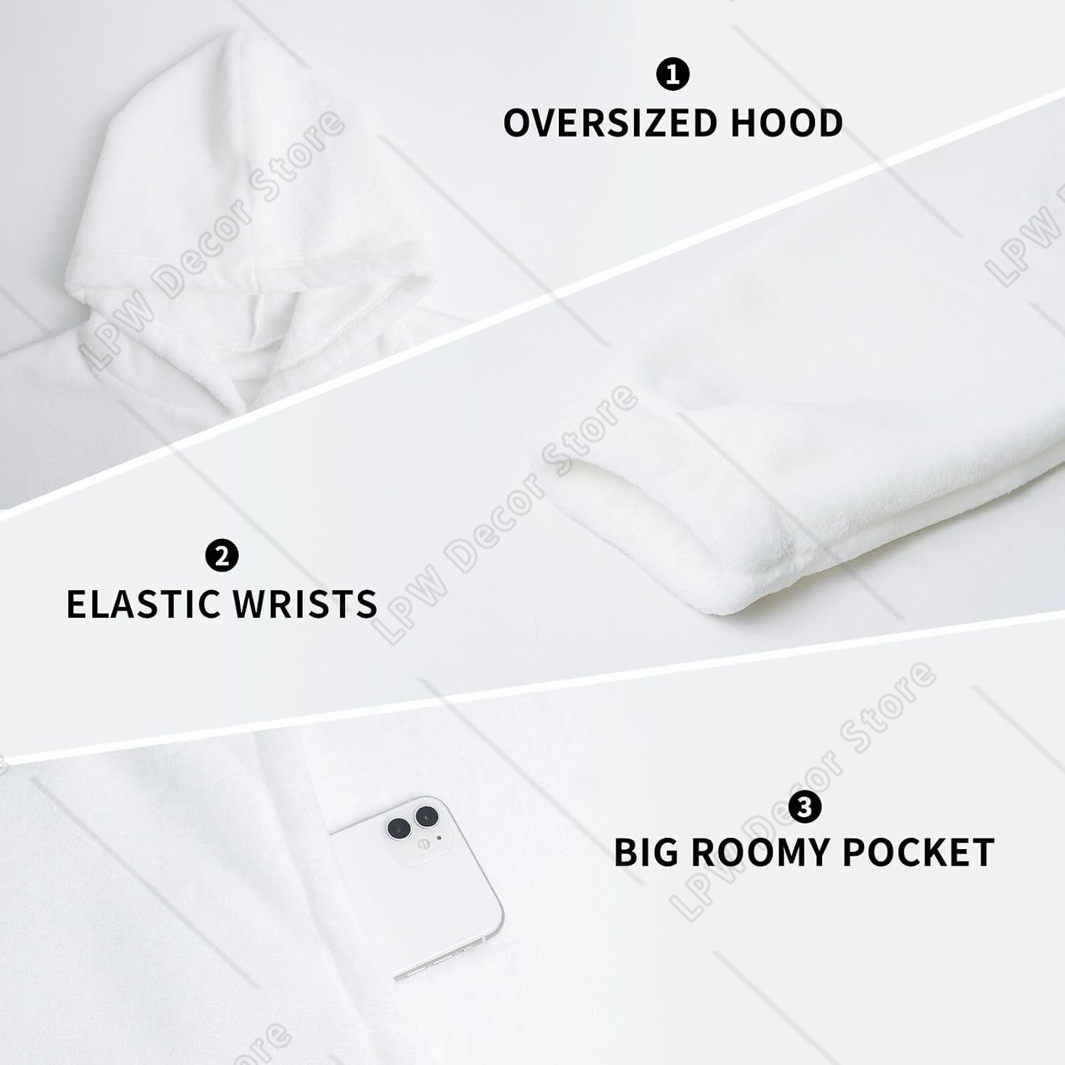 다채로운 음악 노트 프린트 담요 후드티 여성 및 남성용 - Home Textiles Notes 리뷰 및 가격